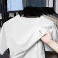High Quality Summer Short Sleeved T-Shirt 2025 Summer Men'S New Product High-Quality and Comfortable Solid Color Casual Top