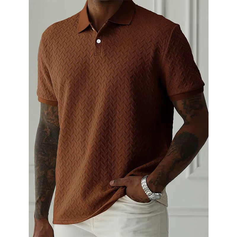 Mens Polo Shirt Summer Short Sleeve Male Polos Streetwear Man Tops Solid Color Poloshirt Brand Breathable Male Polo Shirts Men